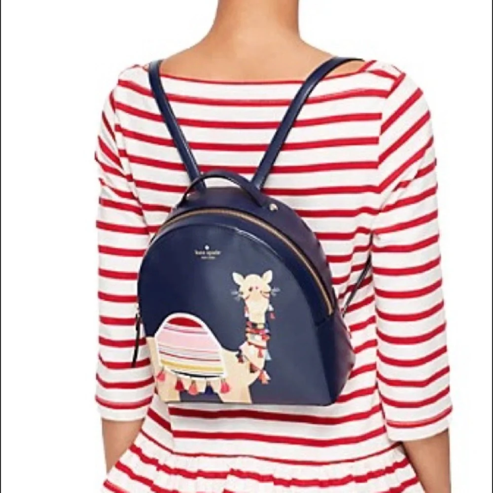 Kate Spade RARE “Spice Things Up” Camel Sammi Backpack - Picture 11 of 15